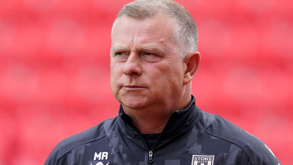 Stoke boss Mark Robins