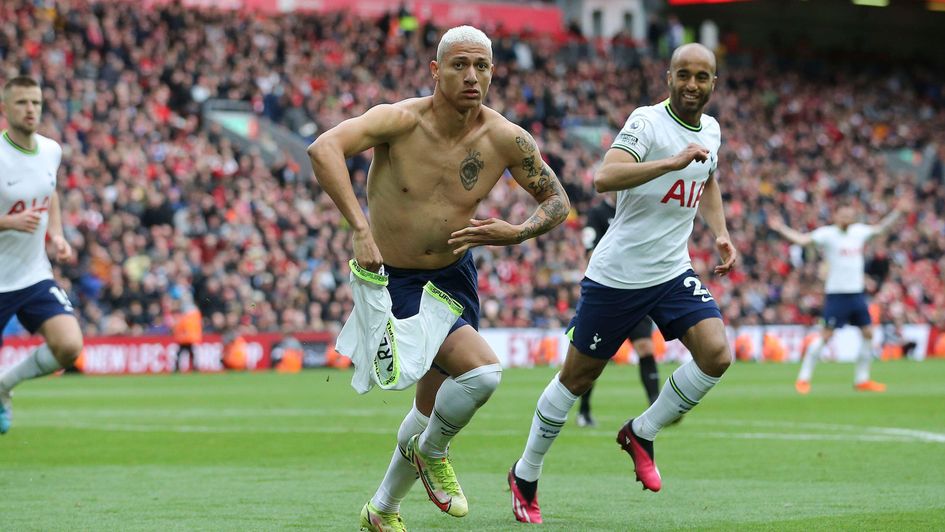Richarlison scored and took his shirt off in 22/23