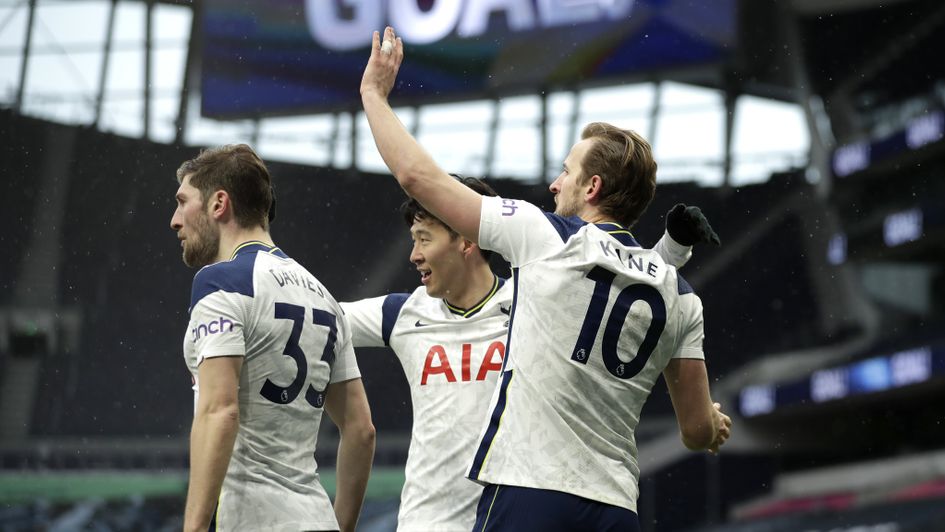 Harry Kane celebrates