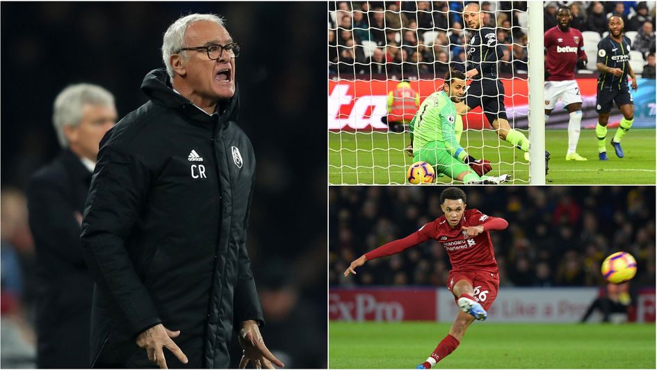 Premier League: A busy afternoon for Claudio Ranieri (left), Manchester City (top, right) and Liverpool