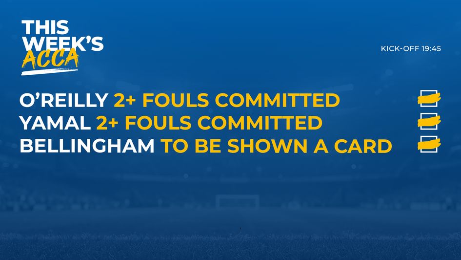 ENGLAND V SPAIN BET BUILDER