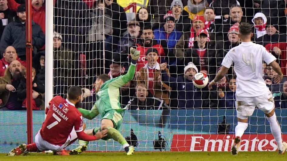 Lewis Grabban sends Arsenal crashing out of the FA Cup
