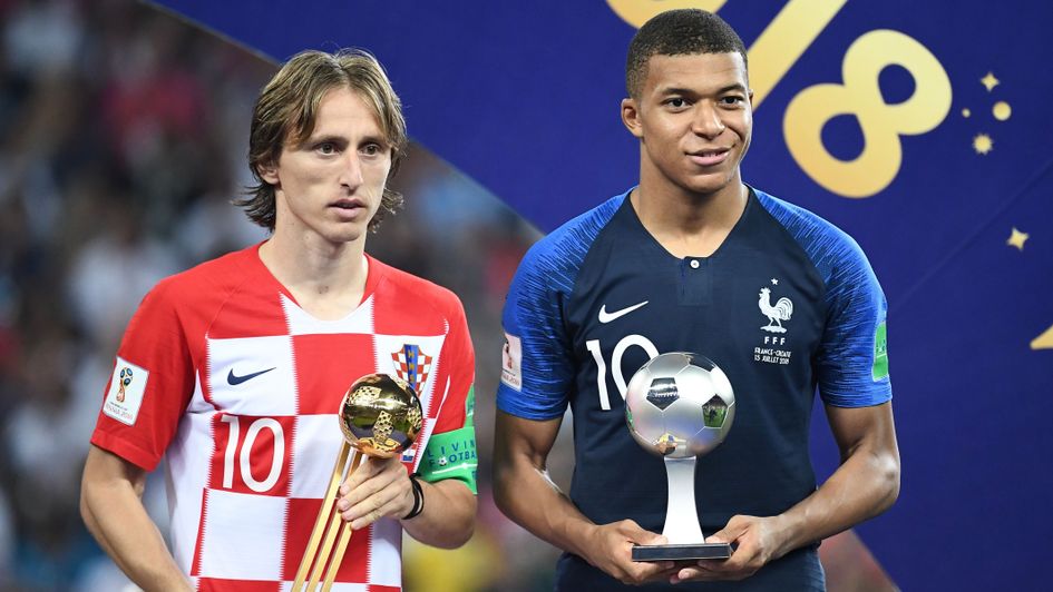 Luka Modric (left) and Kylian Mbappe: Both in the Ballon d'Or running after impressive World Cups