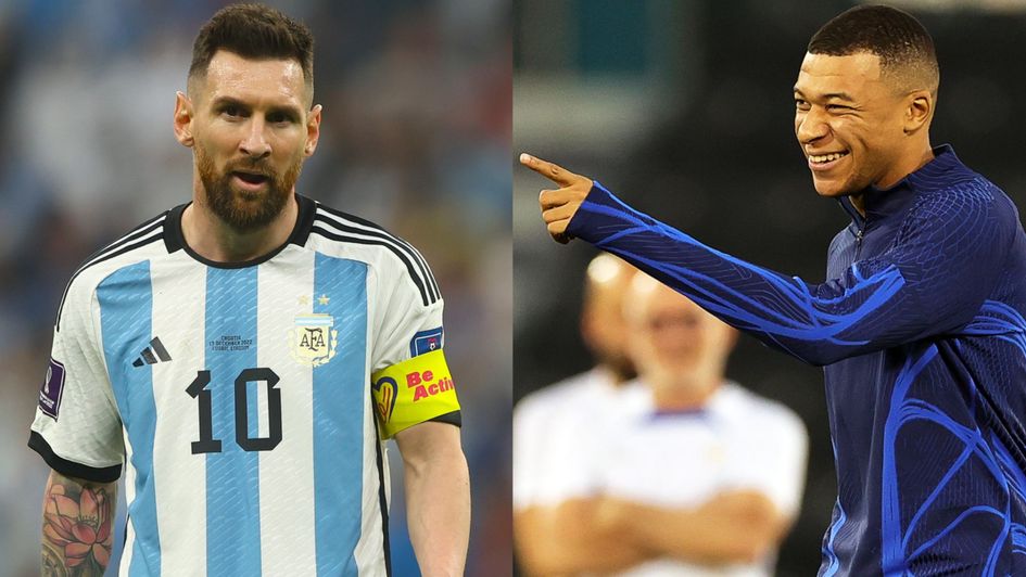 PSG team-mates Lionel Messi and Kylian Mbappe go head to head in the World Cup final