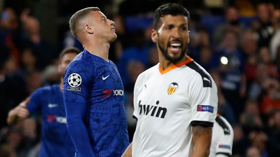 Ross Barkley: Chelsea midfielder reacts after missing a penalty against Valencia in the Champions League