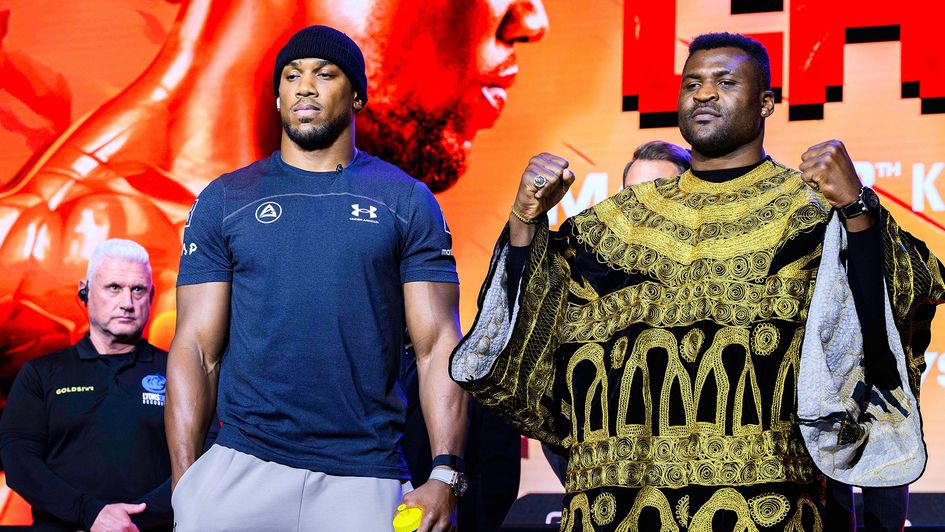 Anthony Joshua and Francis Ngannou
