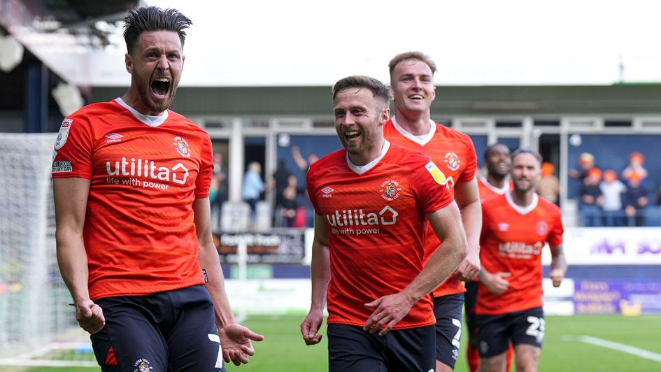 Harry Cornick celebrates his goal against Reading