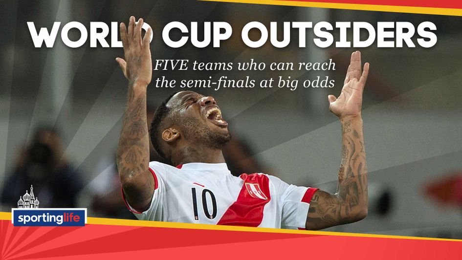 We have found five nations who could make a surprise run to the semi-finals at big odds