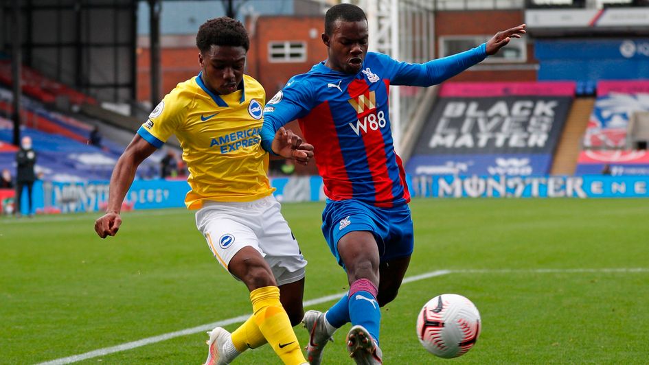 Action from Crystal Palace v Brighton in the Premier League