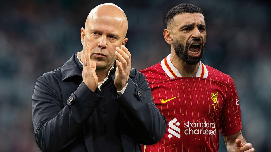 Arne Slot and Mohamed Salah