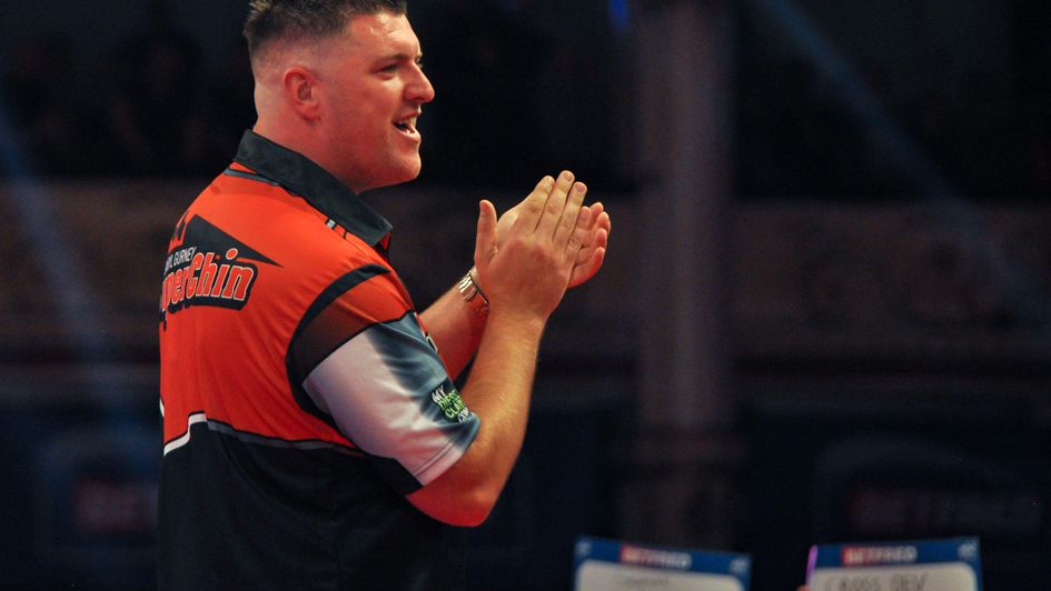 Daryl Gurney after his day one defeat of Rob Cross