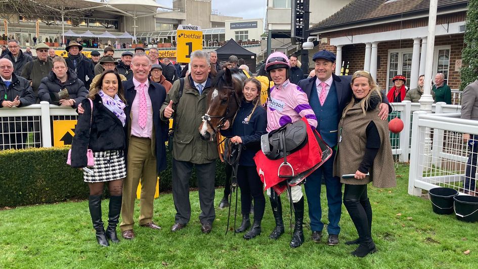 Stay Away Fay pictured with winning connections