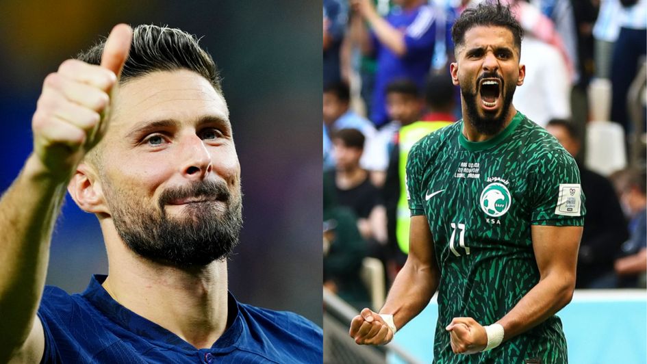 France thrashed Australia and Saudi Arabia shocked Argentina on day three