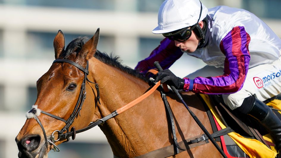 Bravemansgame is out on his own at Newbury
