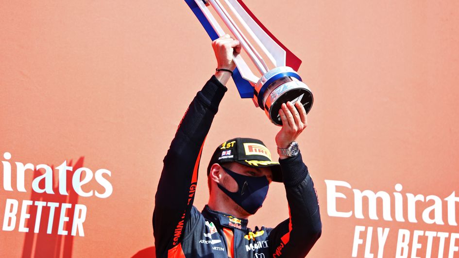 Max Verstappen: Red Bull driver celebrates victory at the 70th Anniversary Grand Prix at Silverstone