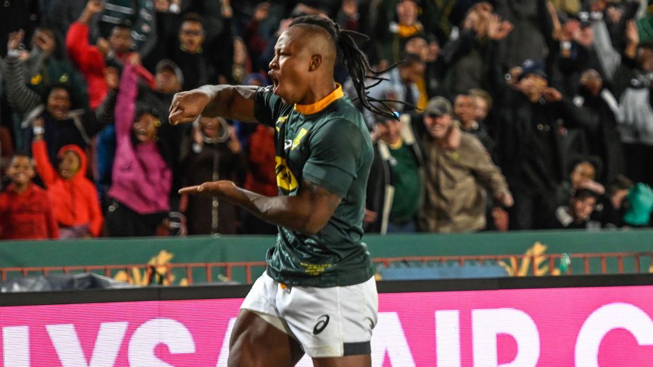 S'busiso Nkosi scored twice in South Africa's win over Argentina