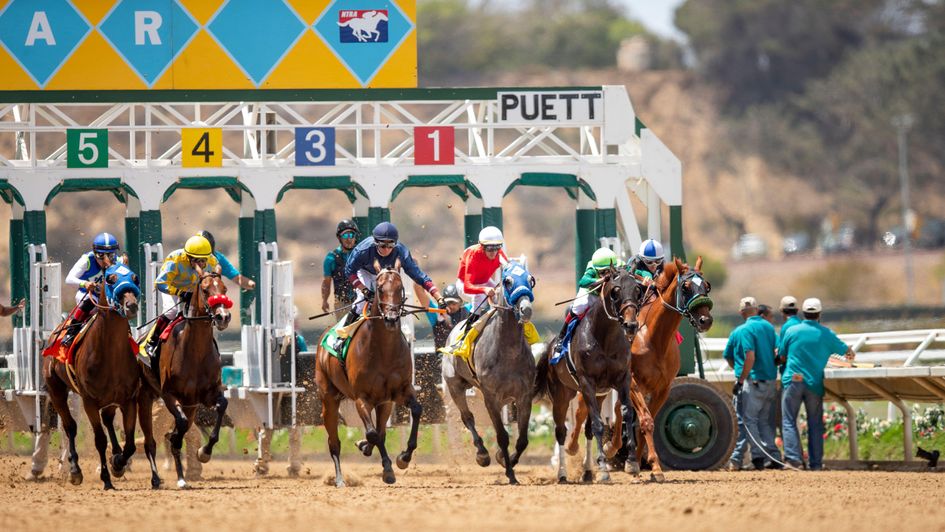 Action from Del Mar