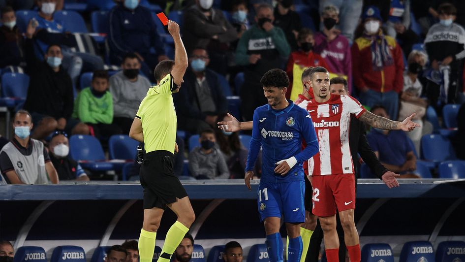 Red cards have flowed in Atleti vs Getafe matches