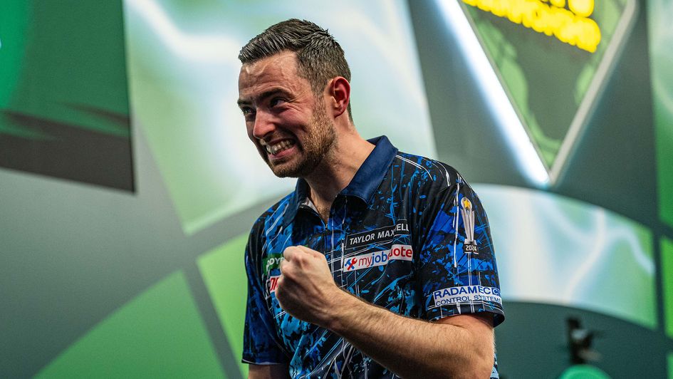 Luke Humphries at the World Championship