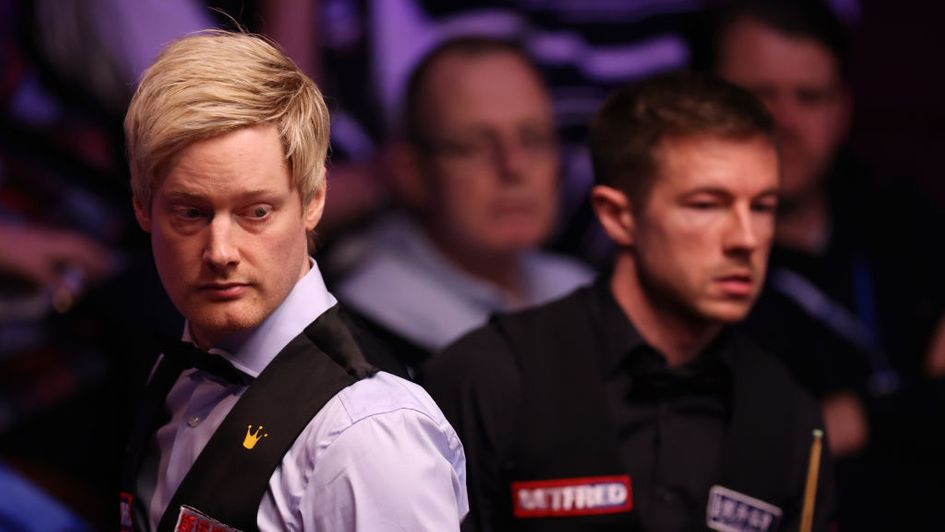 Neil Robertson fought hard with Jack Lisowski at the Crucible