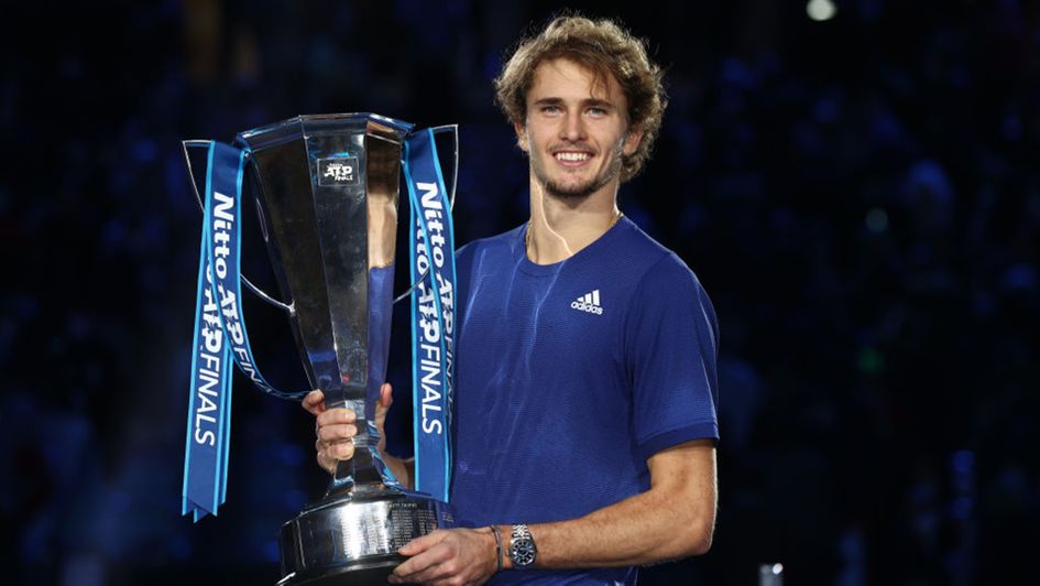 Alexander Zverev celebrates victory
