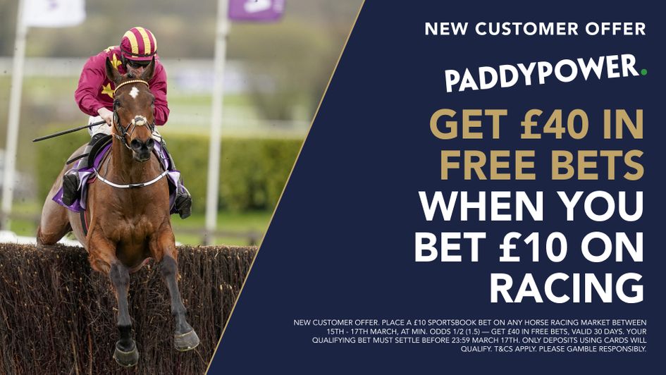 Get £40 in free bets with Paddy Power