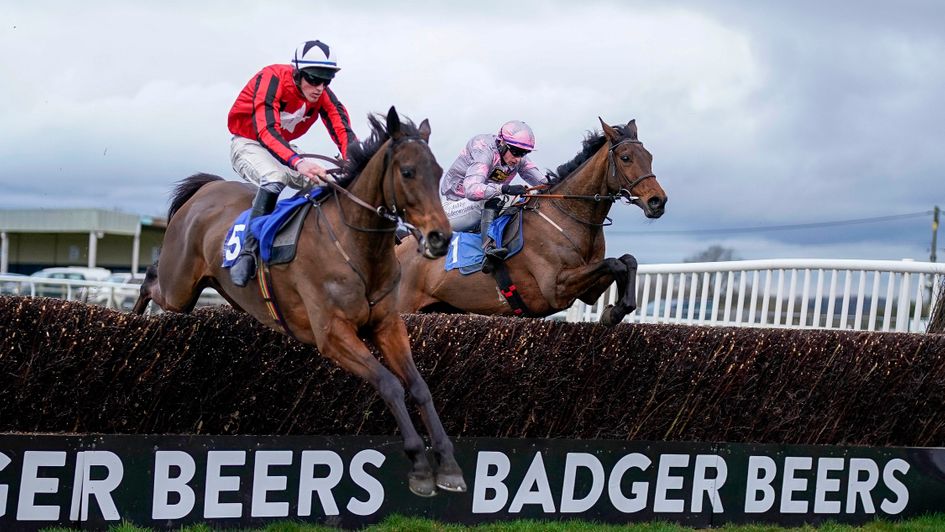 Rapper (right) comes through to win at Wincanton