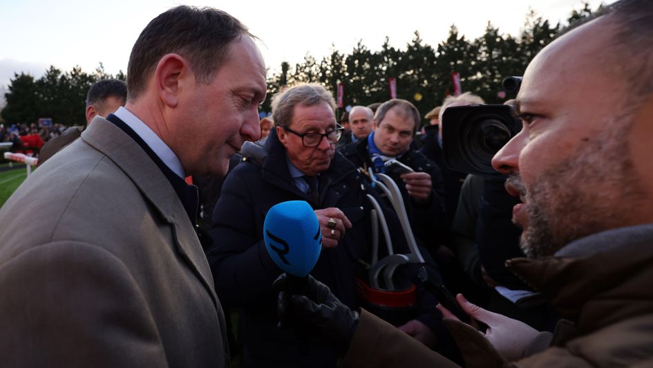 Ben Pauling talks to the media afterwards