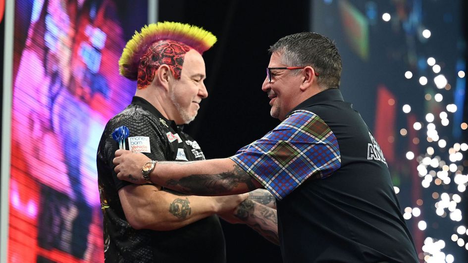 Peter Wright and Gary Anderson (Picture: Lawrence Lustig/PDC)