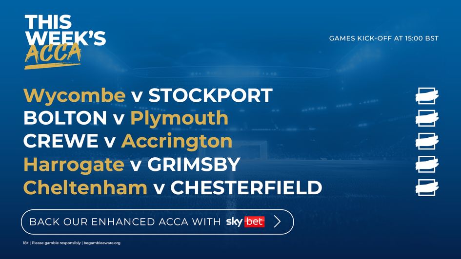 This Week's Acca - August 9 - Longer List