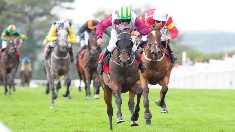 Great Trango and Philip Enright win the Galway Shopping Centre Handicap Hurdle