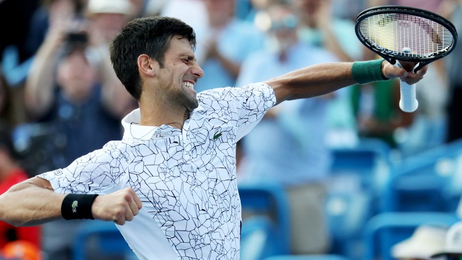 A sweet moment for Novak Djokovic