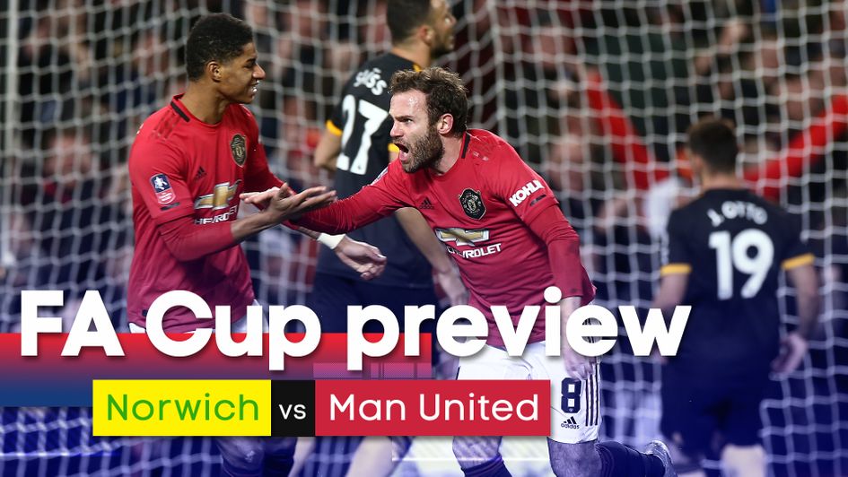 We look ahead to Saturday's FA Cup quarter-final between Norwich and Man United