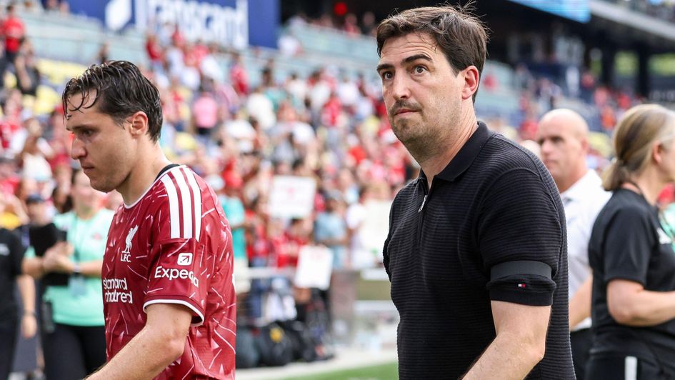 Liverpool boss Andoni Iraola