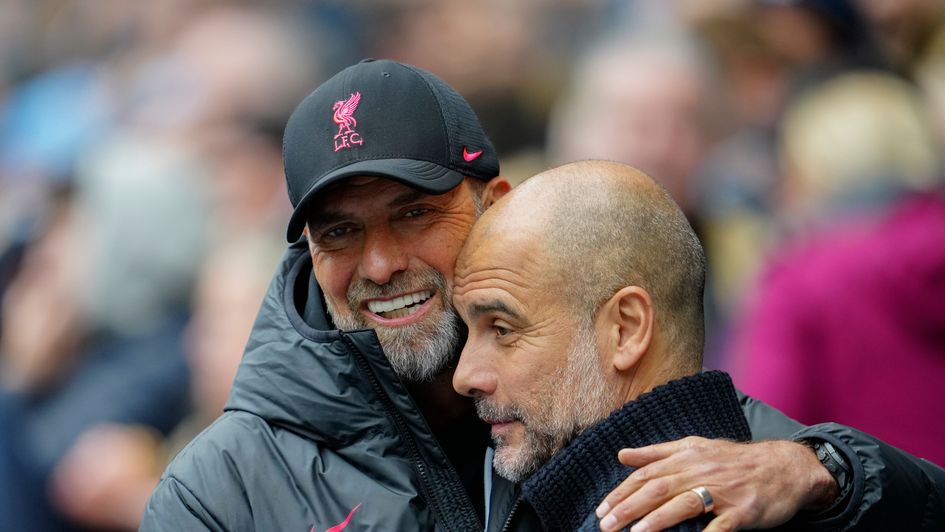 Jurgen Klopp and Pep Guardiola