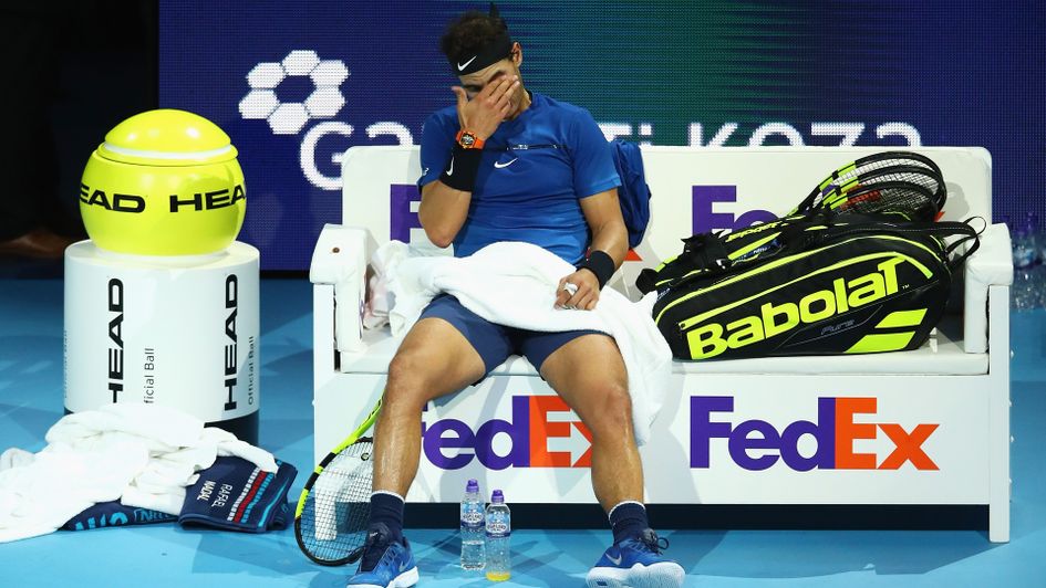 Rafael Nadal's memorable 2017 ended on a low note