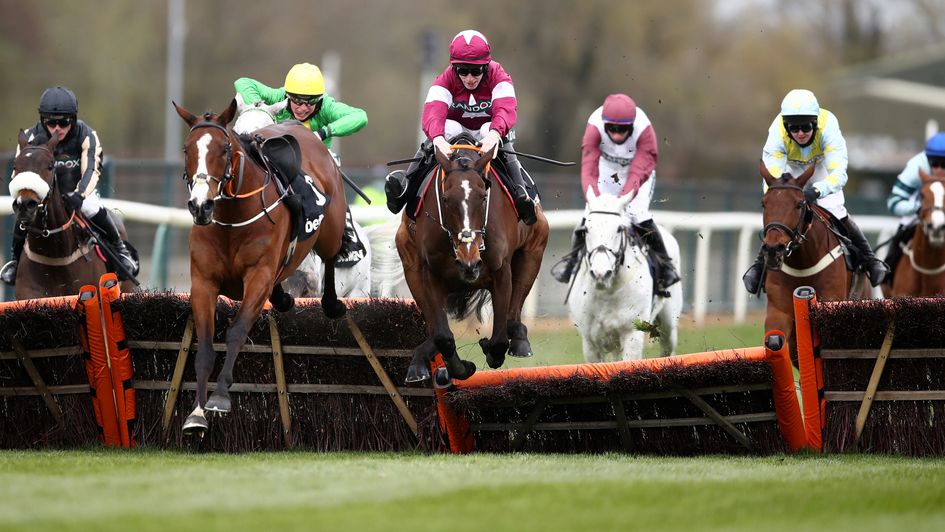 Jack Kennedy riding Abacadabras to victory at Aintree