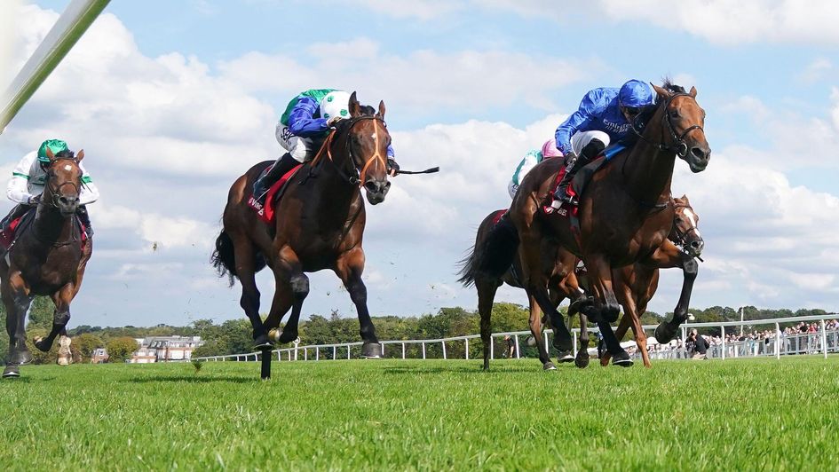 Aablan comes through to win the Solario Stakes