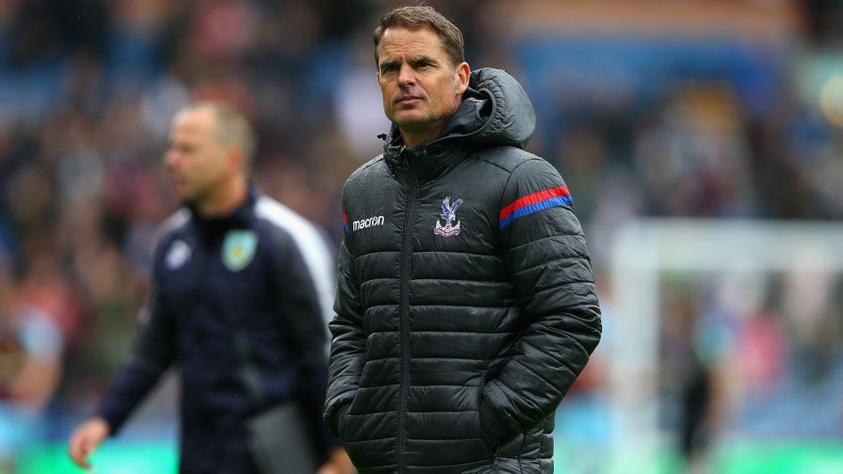 Frank De Boer: pictured during his time at Crystal Palace
