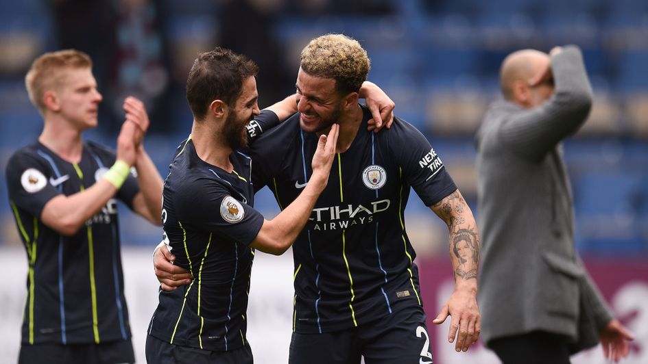 City celebrate after victory against Burnley
