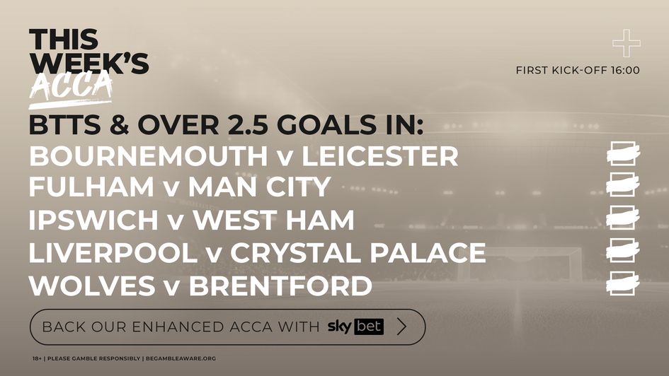 CLICK HERE to back our enhanced 20/1 acca!