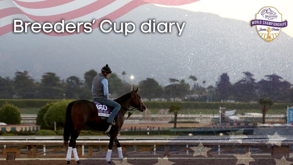 The stage is set at Santa Anita