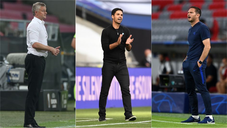 Premier League manager rankings: How do Ole Gunnar Solskjaer, Mikel Arteta and Frank Lampard (left to right) compare in their first full seasons?