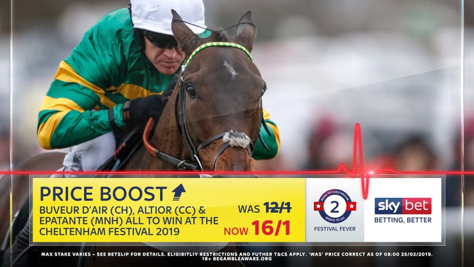 The latest Festival Fever treble... available at 16/1