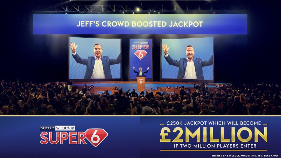 The biggest ever Super 6 Jackpot Prize is up for grabs!