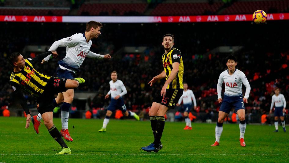 Fernando Llorente: Tottenham striker scores against Watford