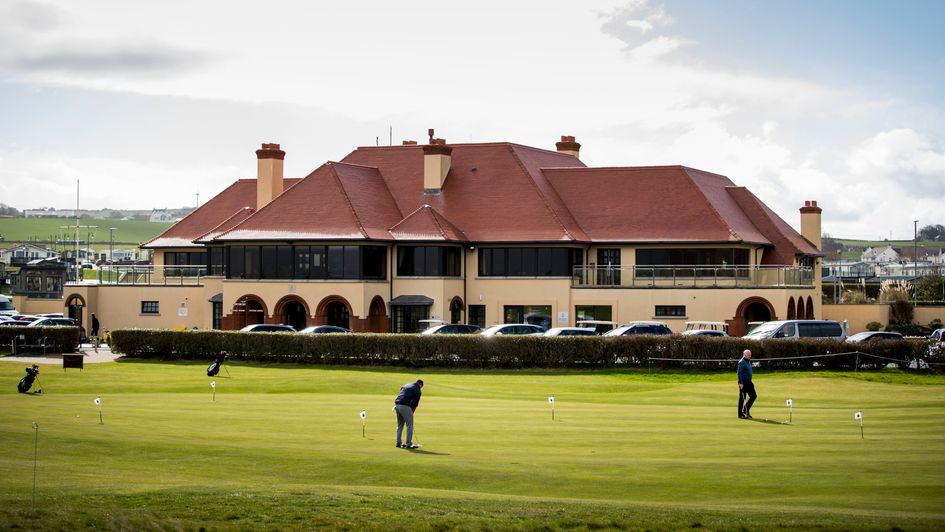 The clubhouse at Royal Portrush