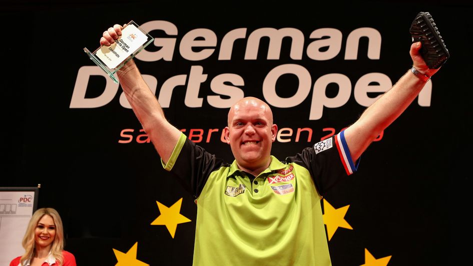 Michael van Gerwen beat Ian White in the final (Picture: Sven Neuschafer/PDC Europe)