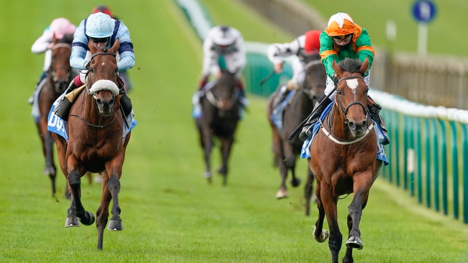 Lone Eagle (right) lands the Zetland