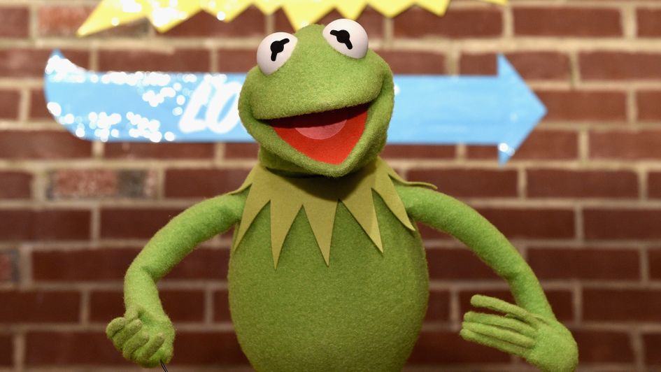 Anthony Joshua used a GIF of Kermit the Frog to send a tweet to Joseph Parker